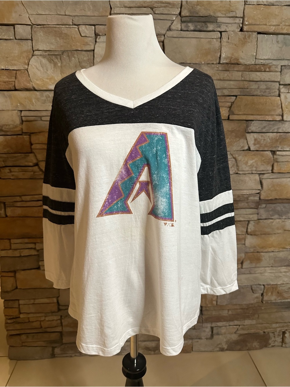 Arizona Diamondbacks V-Neck Baseball Tee
